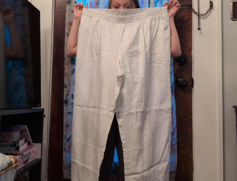 Jessica London Women's White Slacks